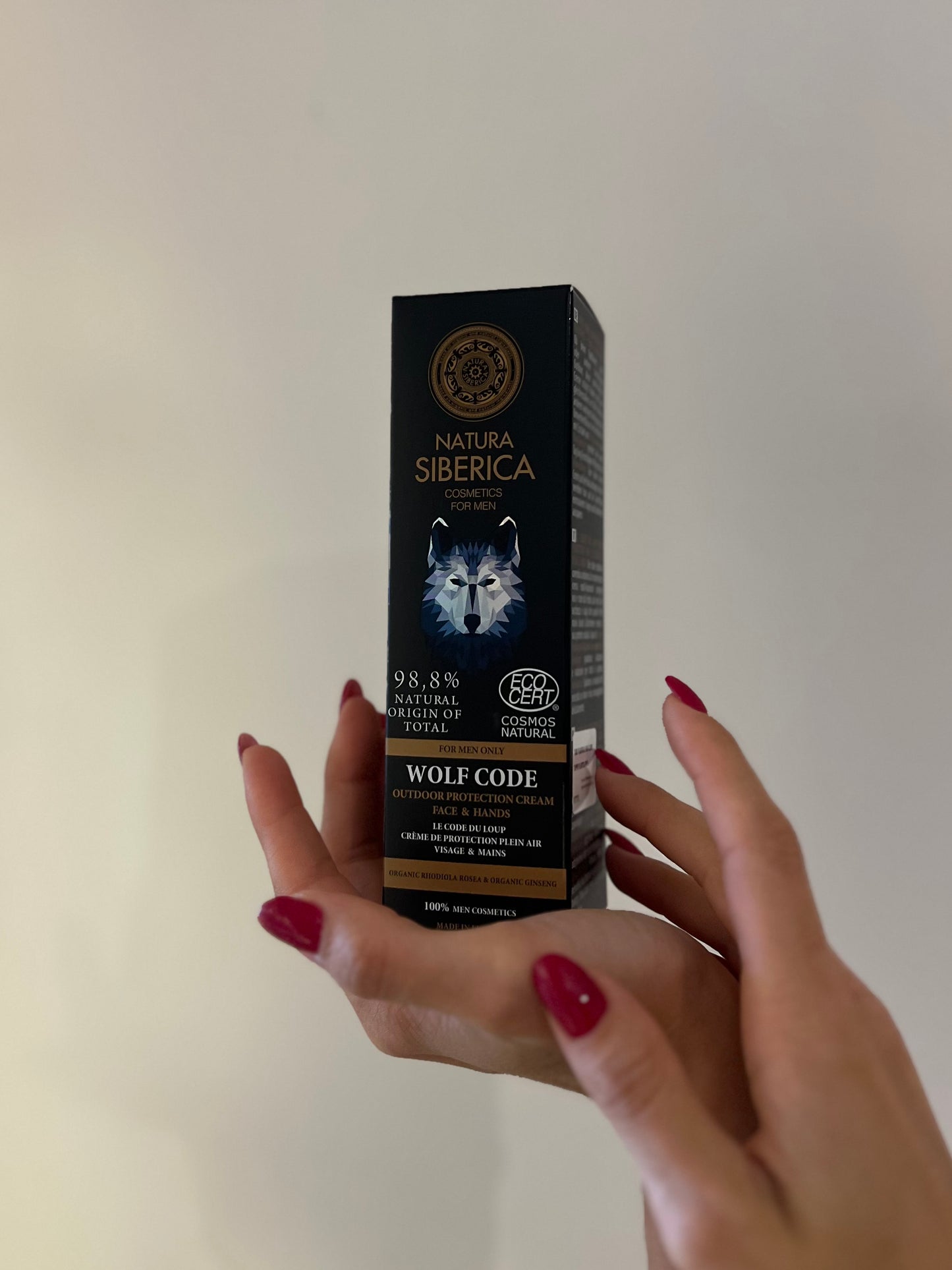 CREMA PROTETTIVA OUTDOOR VISO E MANI UOMO WOLF CODE