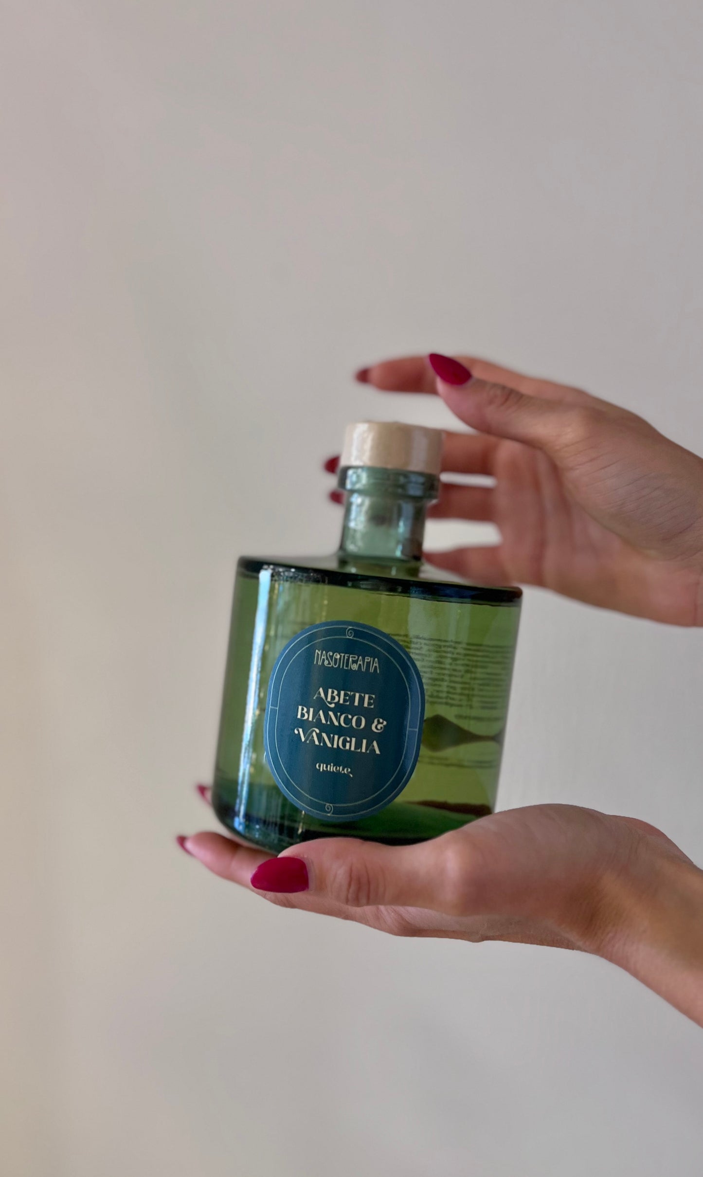 DIFFUSORE D’AMBIENTE IN VETRO-ABETE BIANCO E VANIGLIA