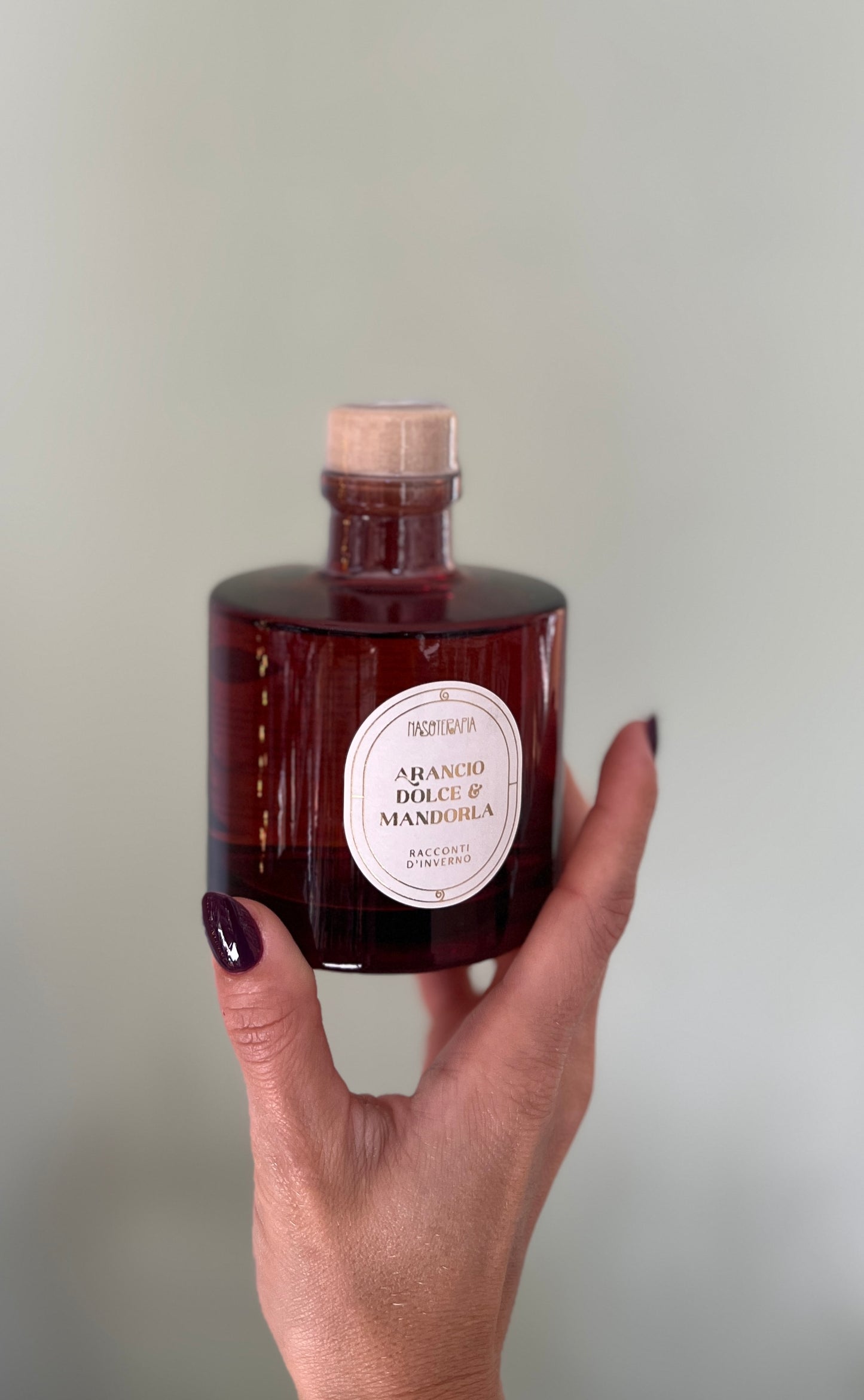 DIFFUSORE D’AMBIENTE IN VETRO- ARANCIO DOLCE & MANDORLA