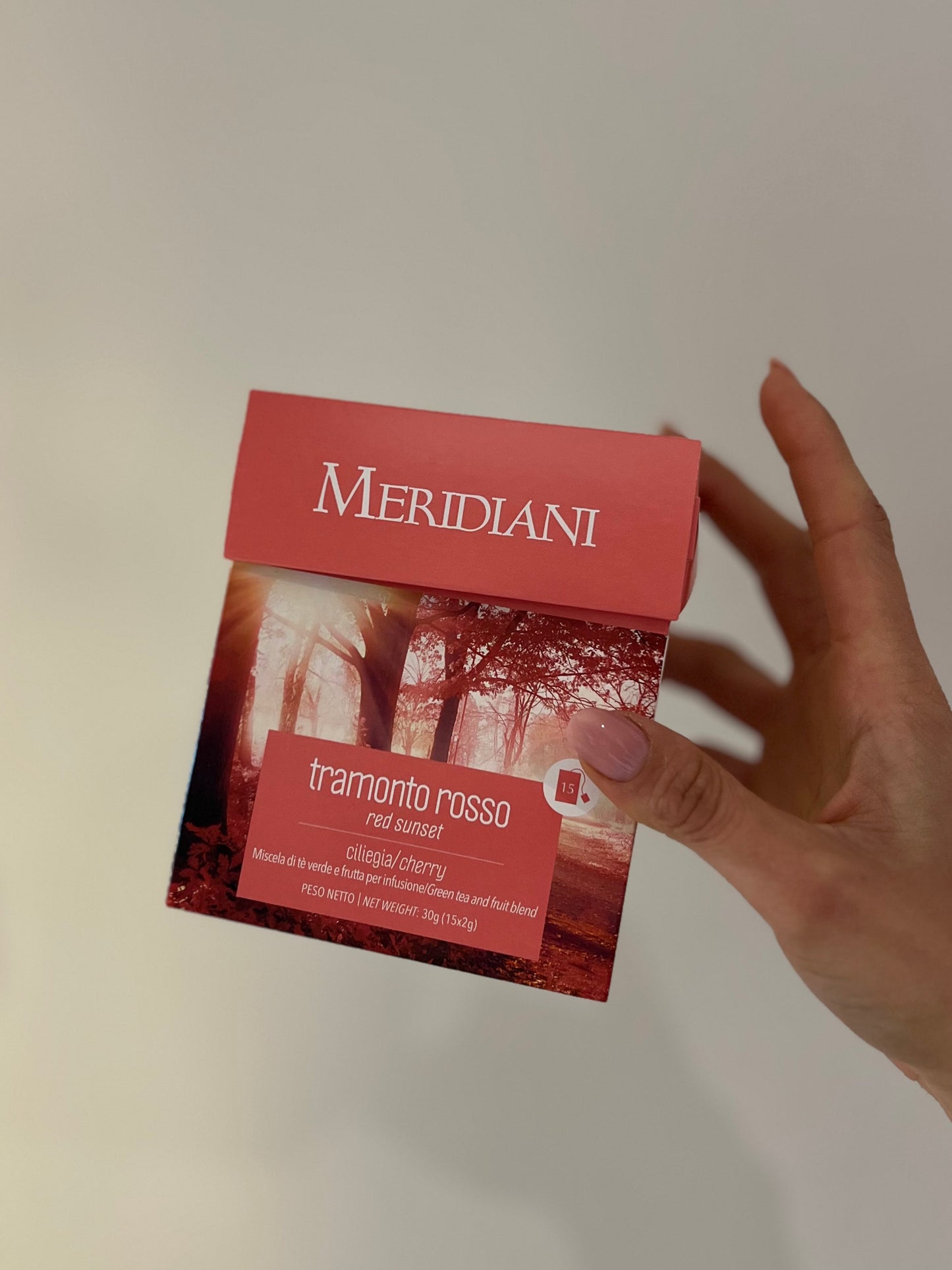 TE' VERDE & CILIEGIA “TRAMONTO ROSSO” 15 FILTRI