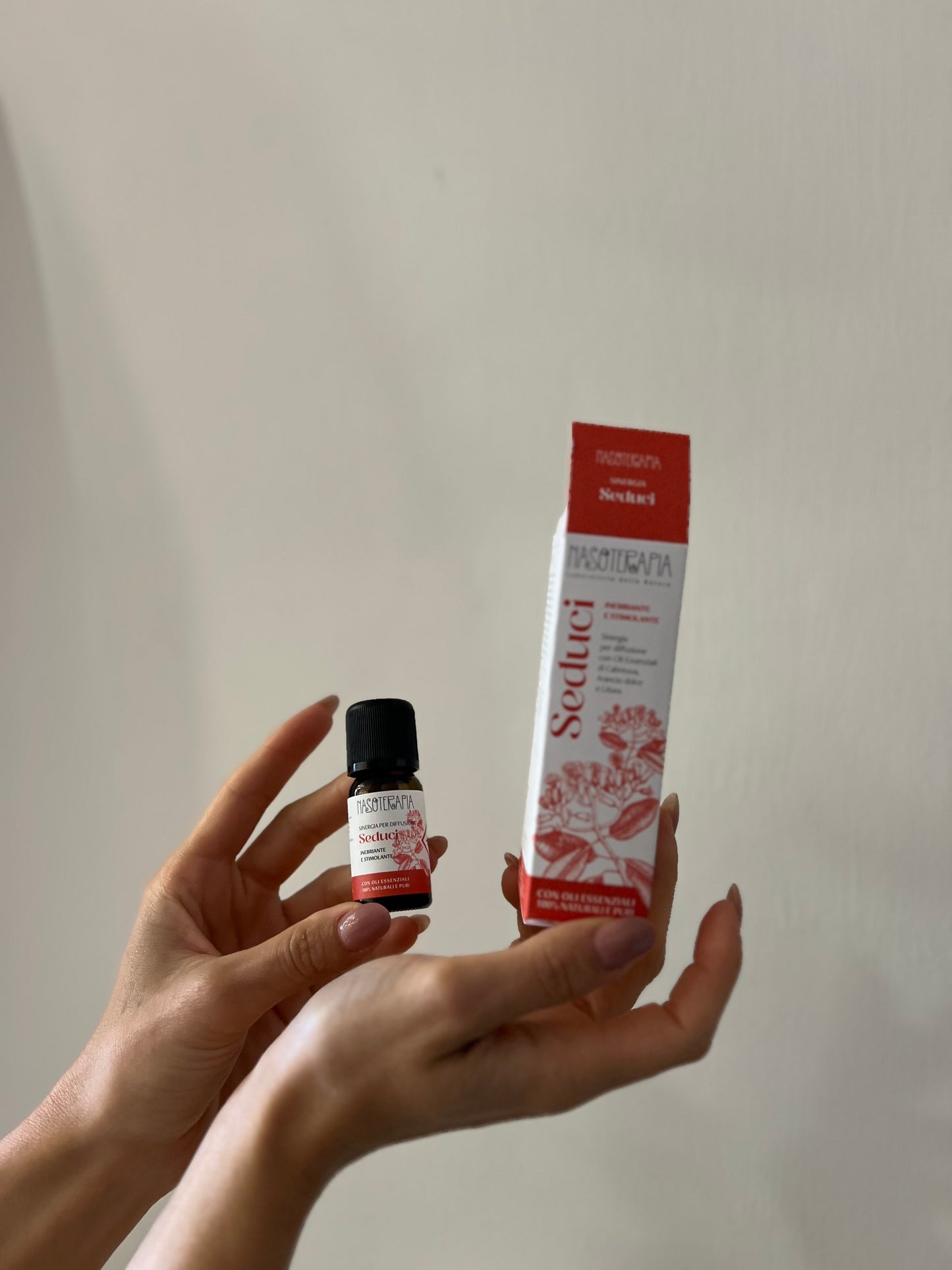 SINERGIA OLI ESSENZIALI “SEDUCI” con Cabreuva, Arancio dolce, Litsea