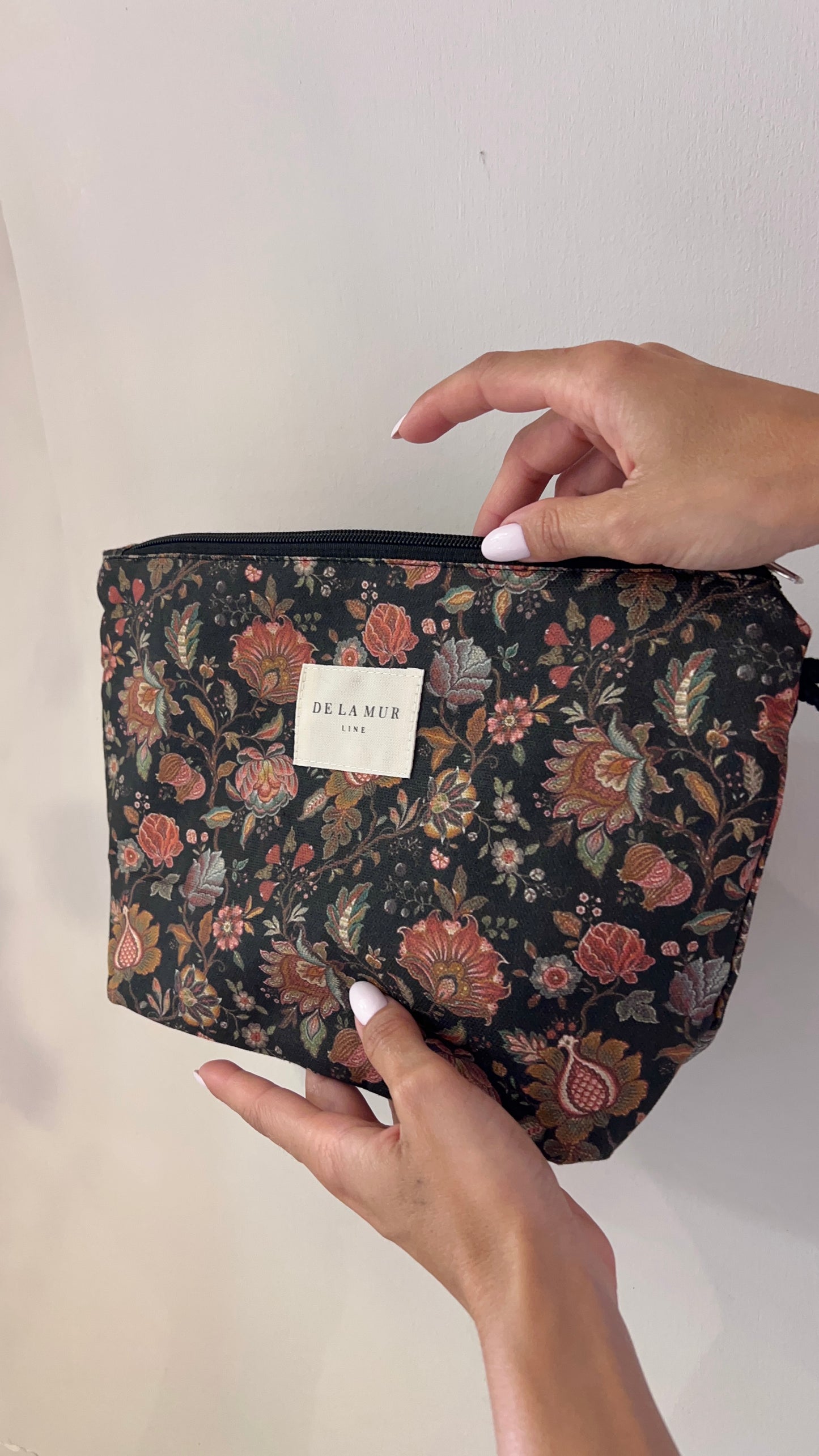 BEAUTY BAG IN COTONE HALF- PANAMA “CRETA”