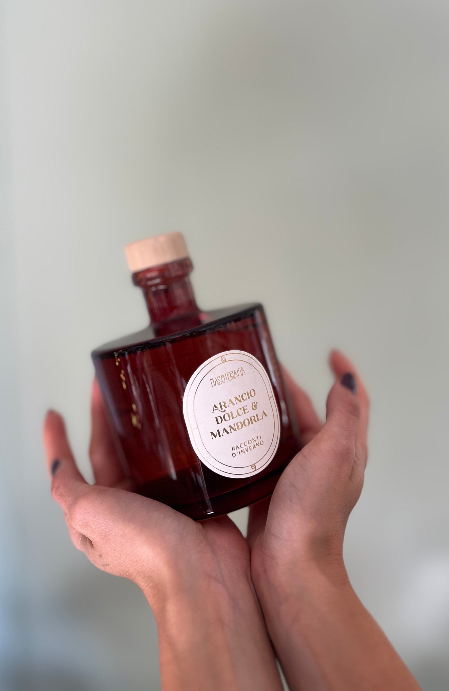 DIFFUSORE D’AMBIENTE IN VETRO- ARANCIO DOLCE & MANDORLA