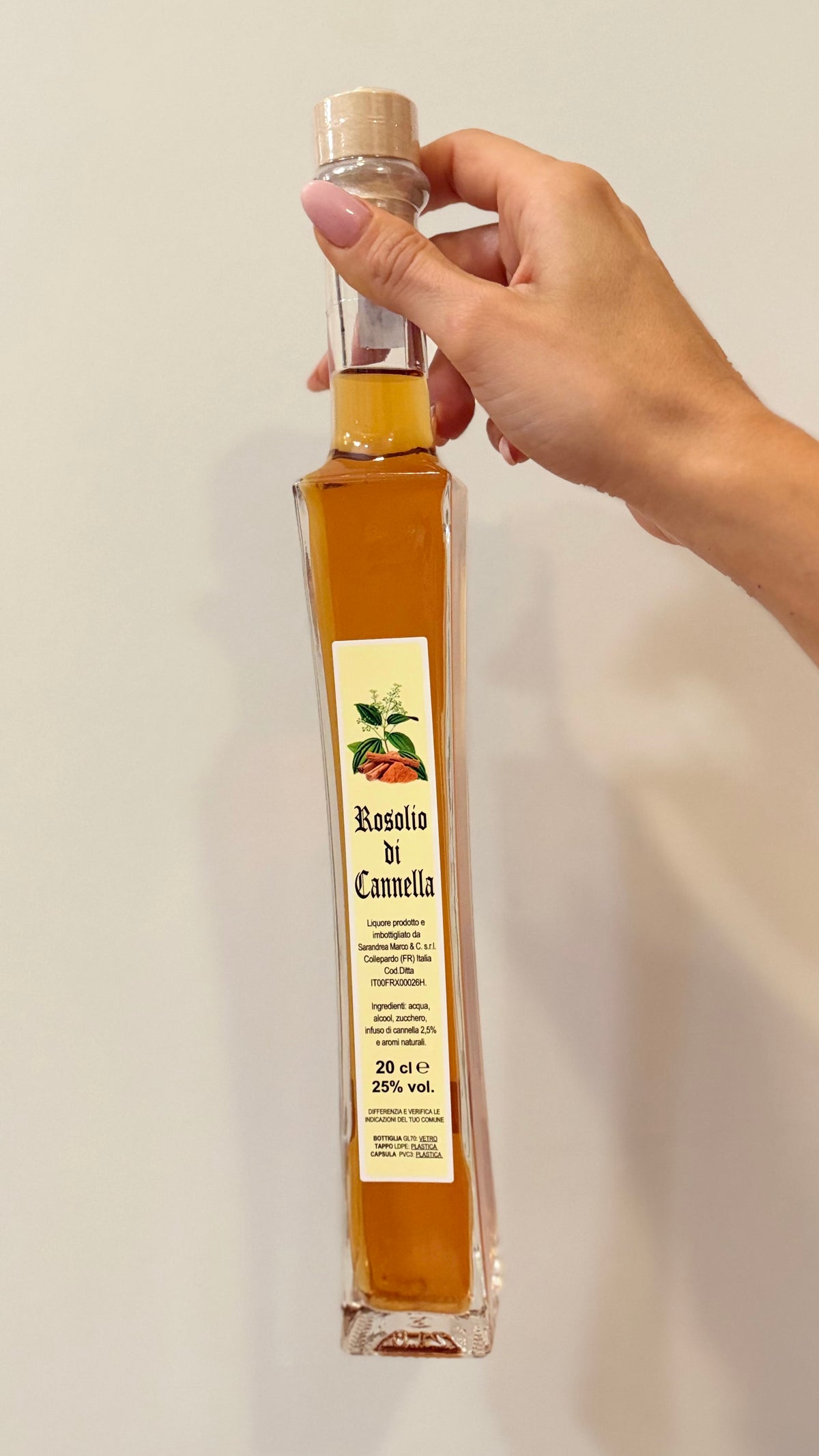 ROSOLIO DI CANNELLA 20cl