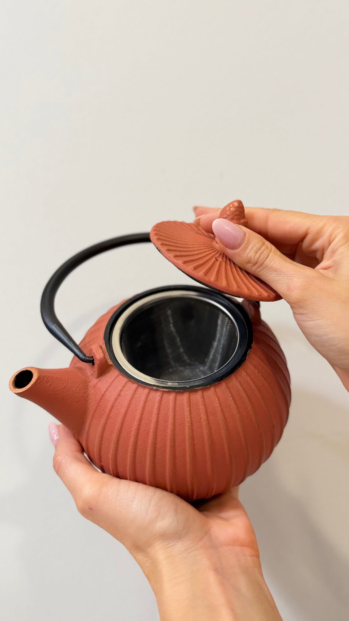 TEIERA IN GHISA NAGO, Arancio 800ml