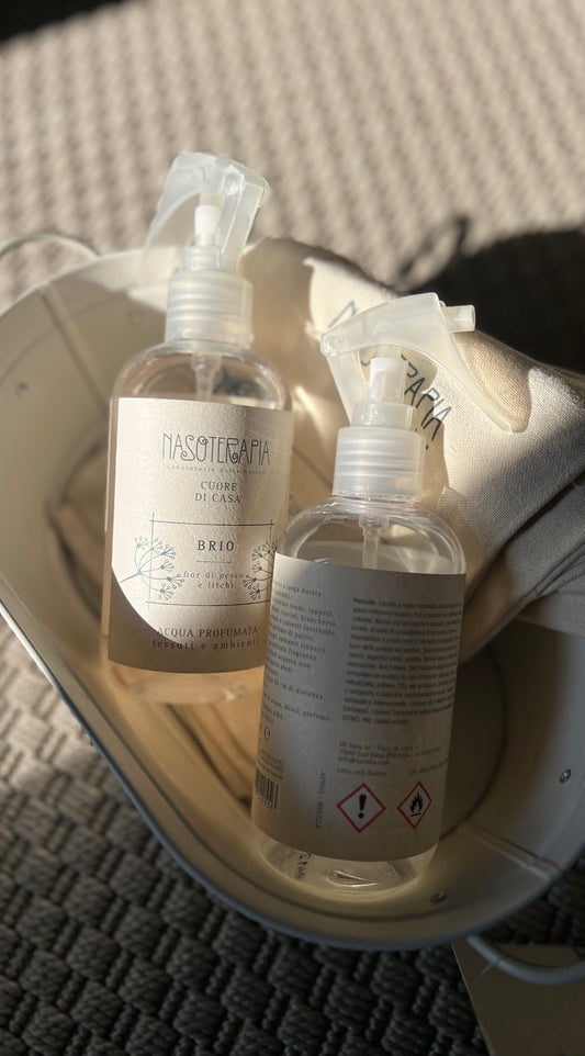ACQUA PROFUMATA PER TESSUTI e AMBIENTI- BRIO 250 ml