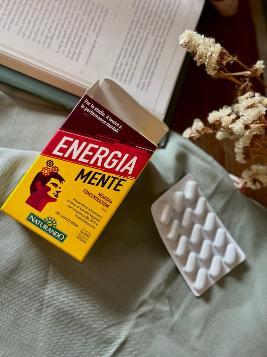 ENERGIA PER LA TUA MENTE - INTEGRATORE PER MEMORIA E CONCENTRAZIONE