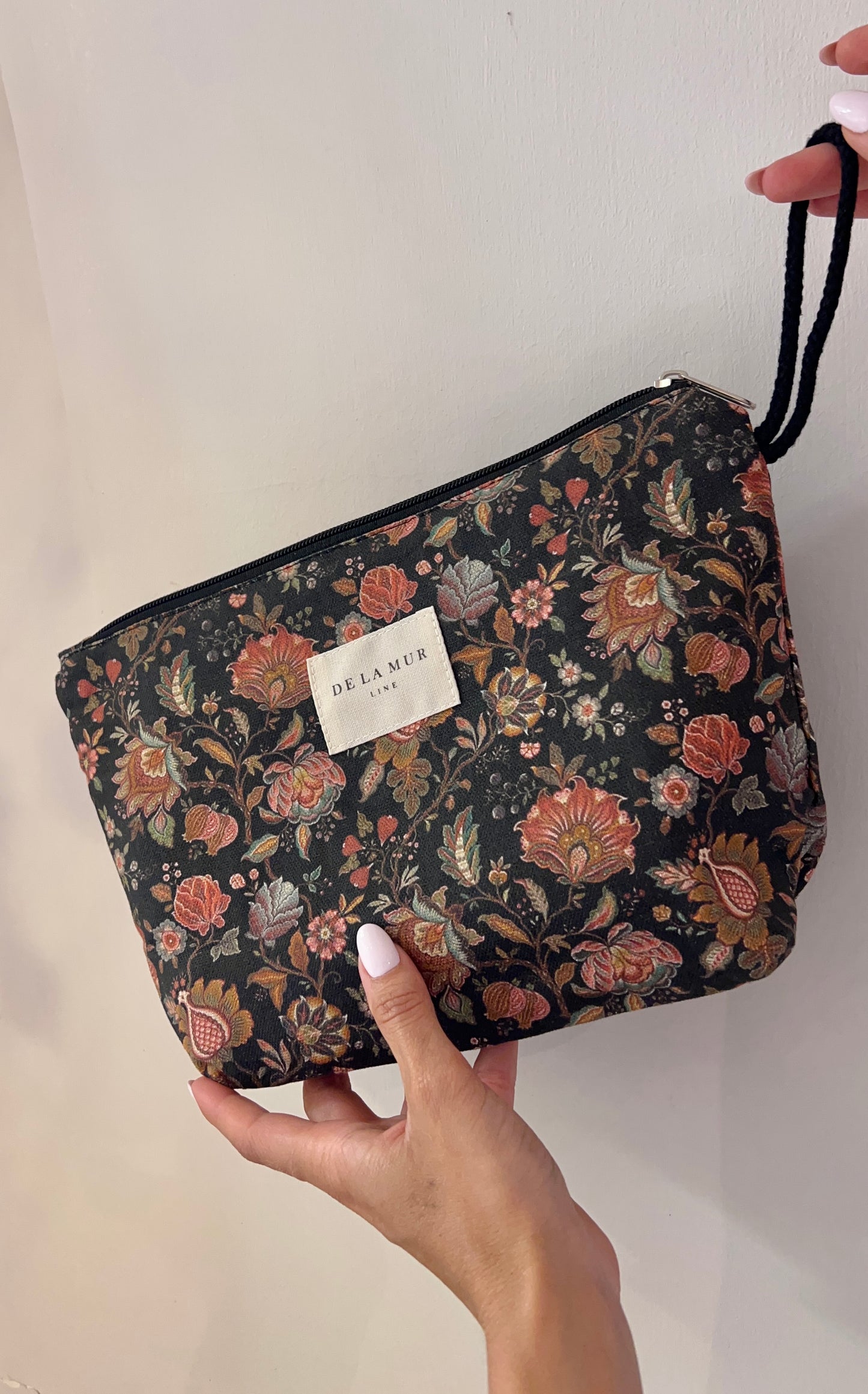 BEAUTY BAG IN COTONE HALF- PANAMA “CRETA”