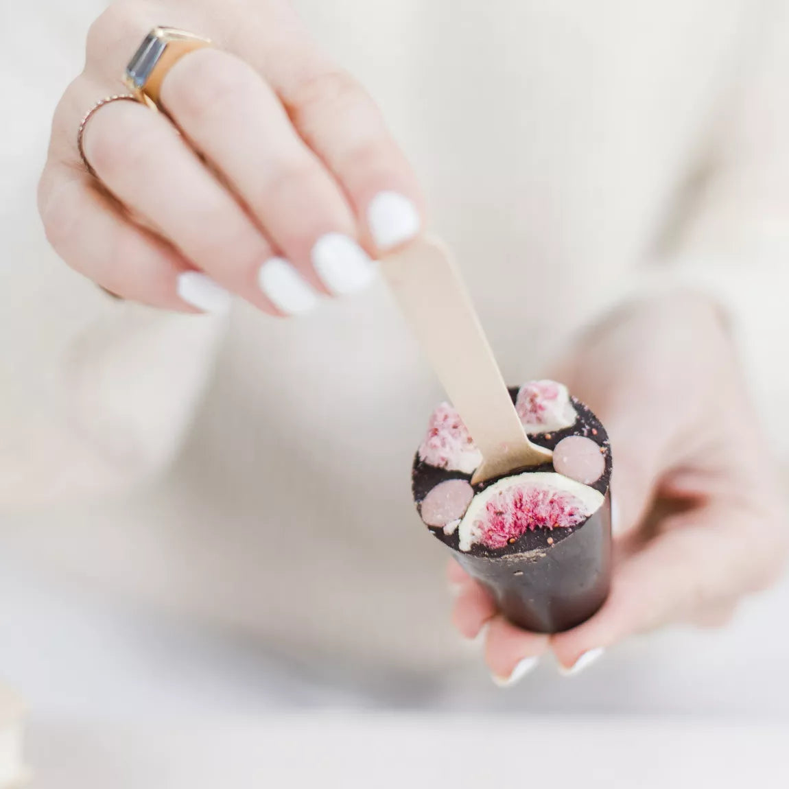 CIOCCOLATA DA BERE FONDENTE E FICO "RELAXED MUMMY"