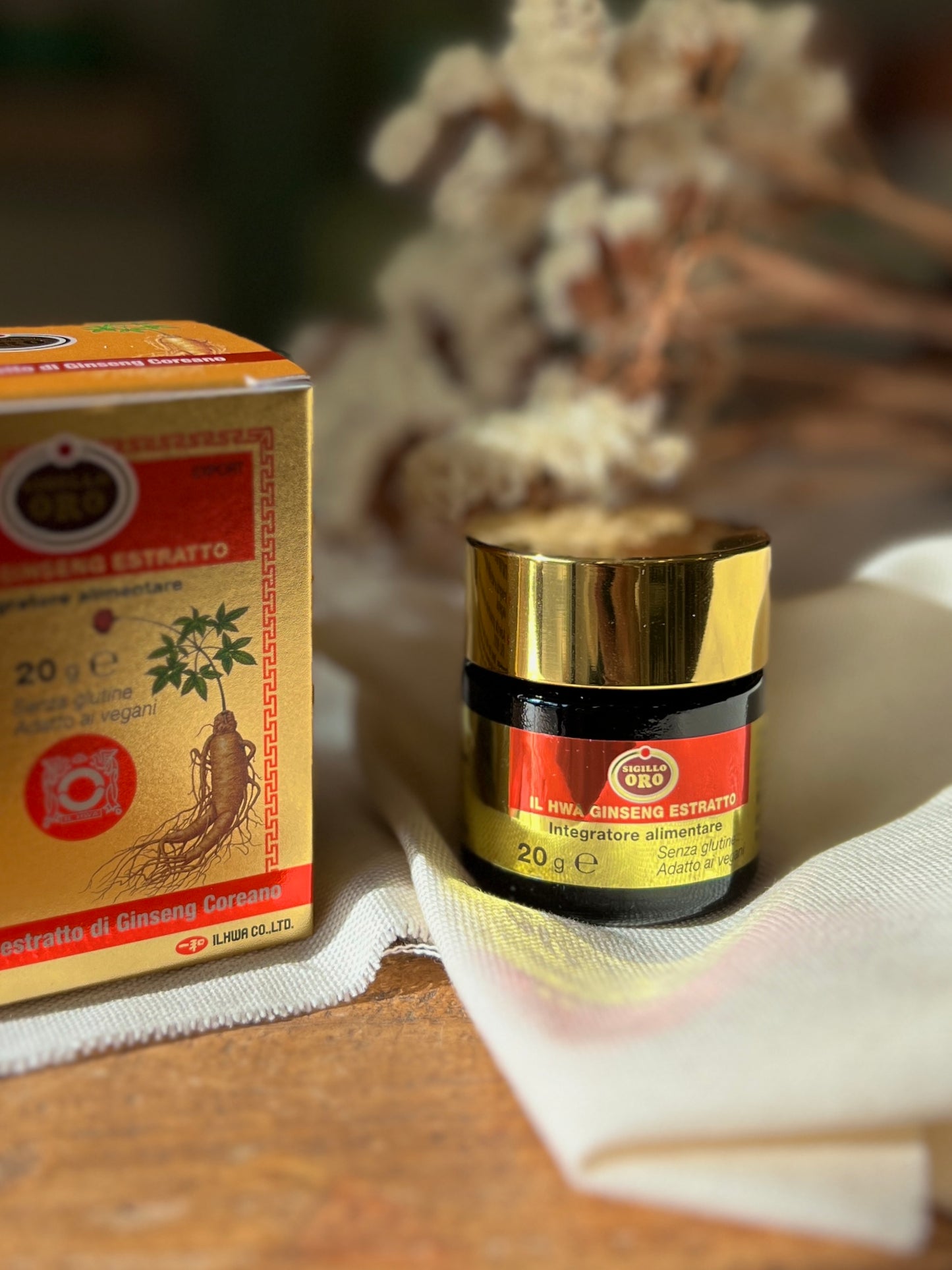 GINSENG ROSSO COREANO ESTRATTO MOLLE