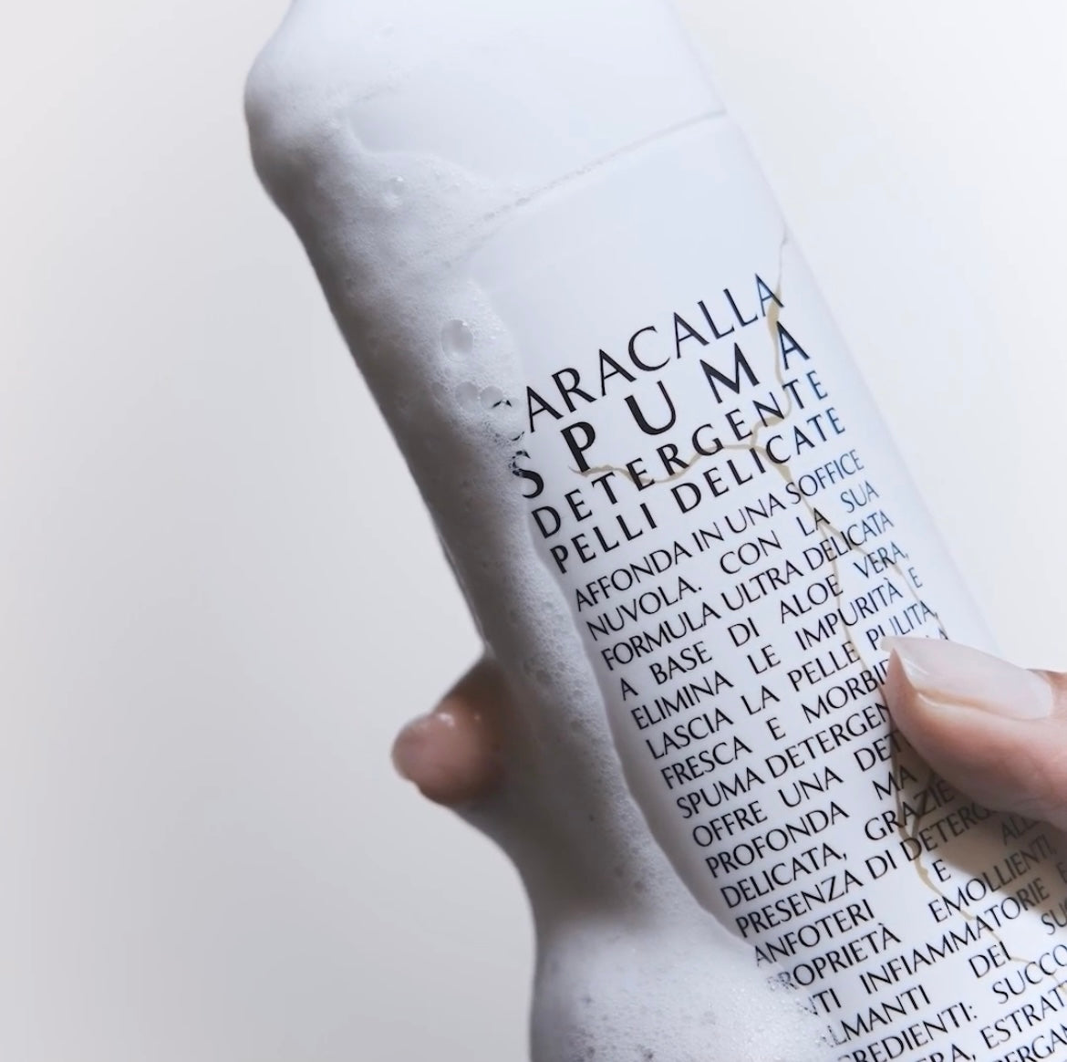 SPUMA DETERGENTE PELLI DELICATE