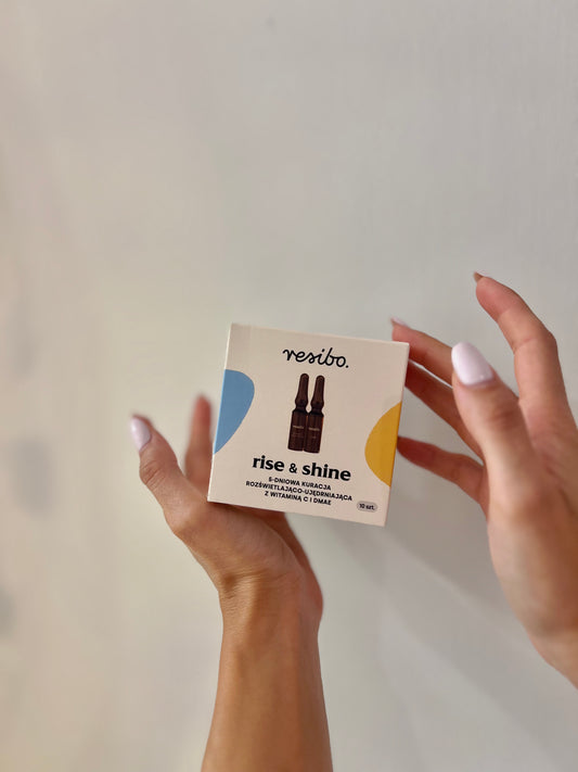 TRATTAMENTO INTENSIVO ILLUMINANTE, RASSODANTE fiale “Rise & Shine”