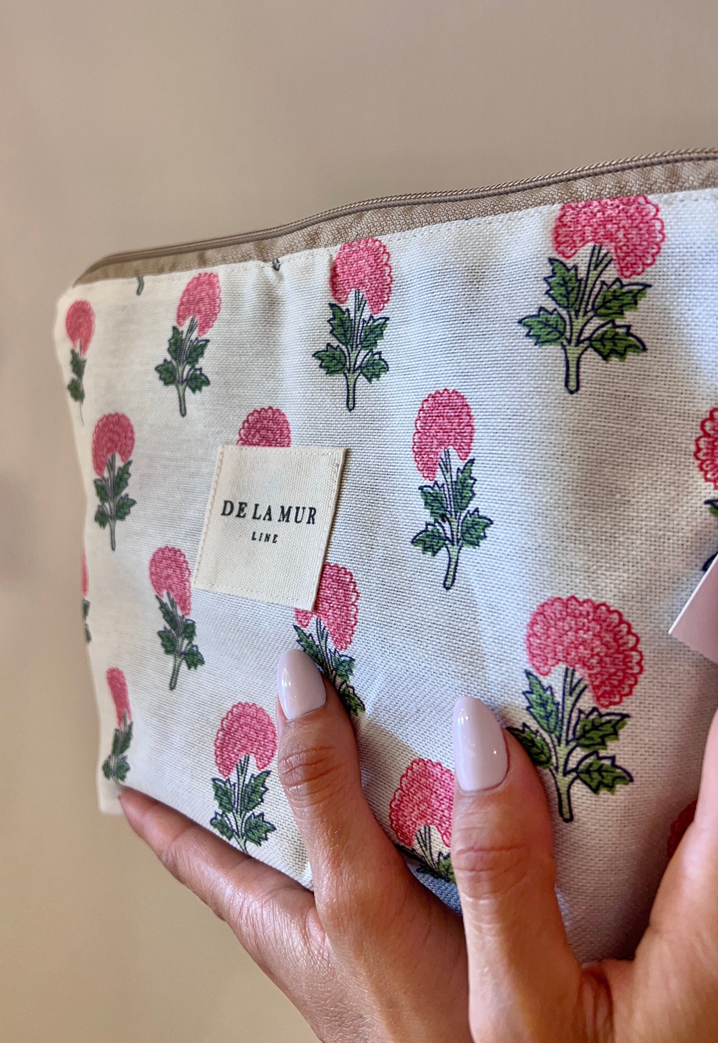 BEAUTY BAG IN COTONE HALF- PANAMA “NAHA”