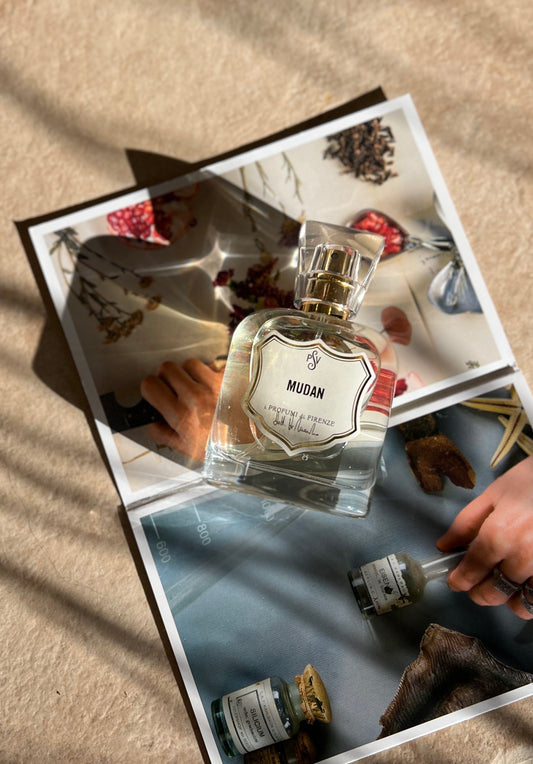 EAU DE PARFUM “MUDAN” 50ML accordo fruttato, fiorito
