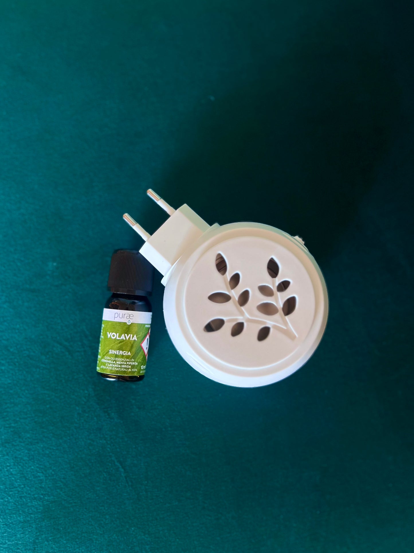 KIT FORNELLETTO CON OLIO ESSENZIALE ANTI ZANZARE