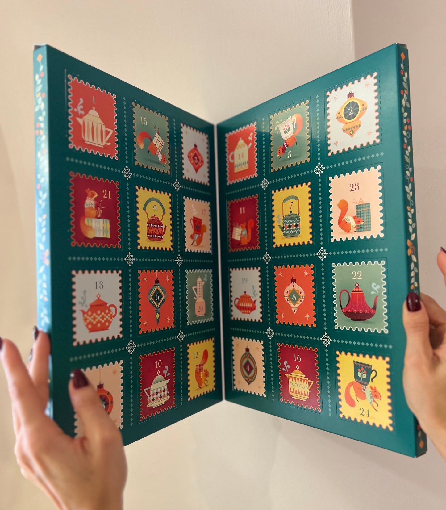 CALENDARIO DELL'AVVENTO 2025 INFUSI e TISANE PER DUE PERSONE