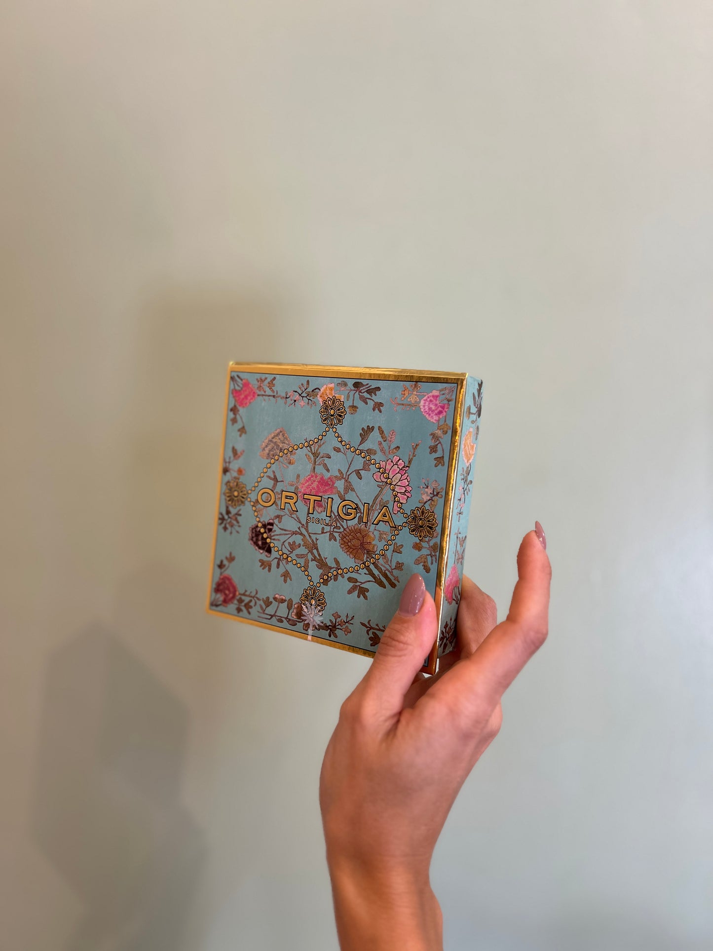 PIATTINO IN VETRO CON SAPONE FLORIO