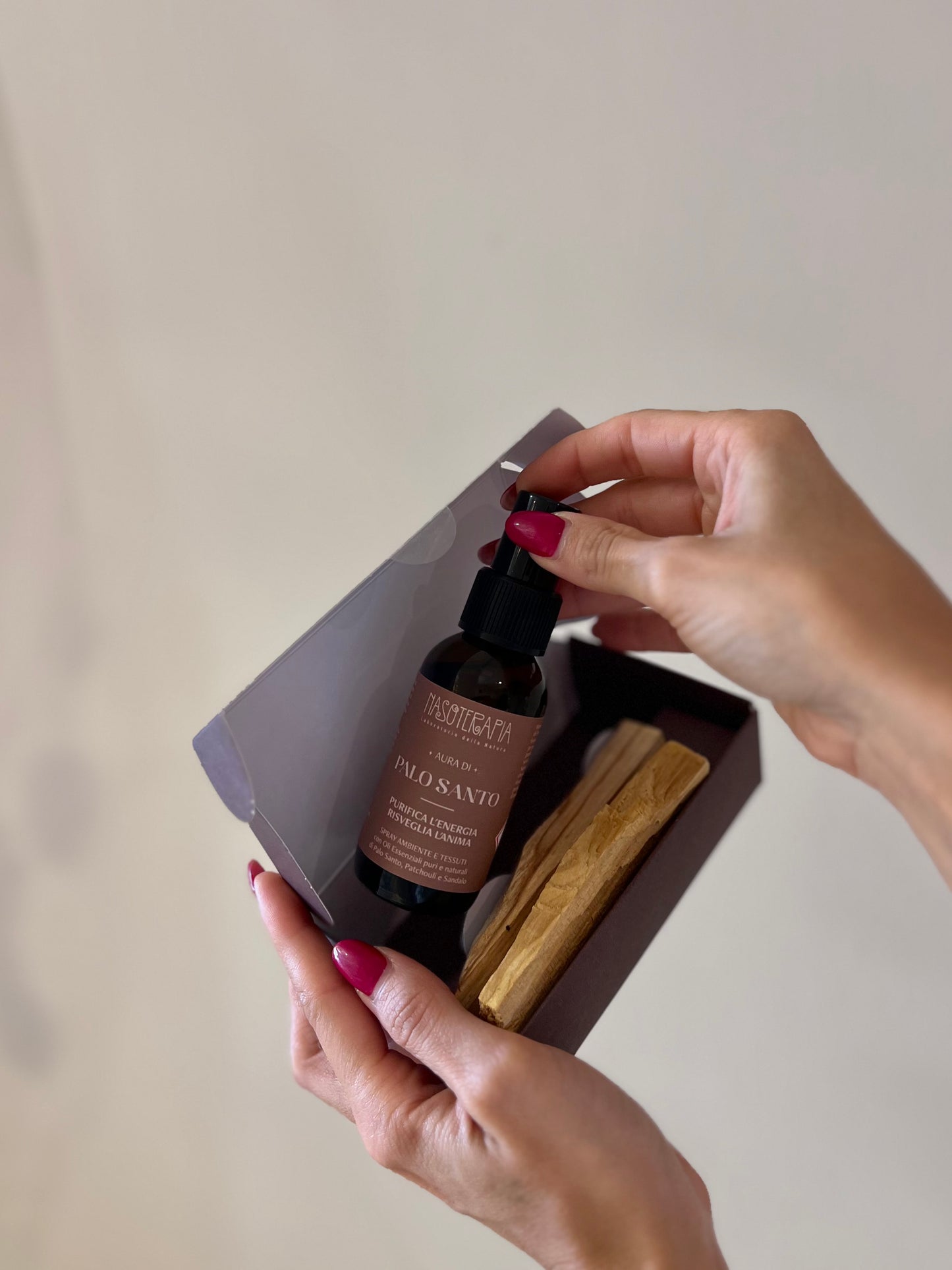 COFANETTO AURA - 2 PALO SANTO & SPRAY PER AMBIENTI