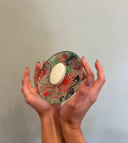 SAPONE FICO D’INDIA CON PIATTINO IN VETRO