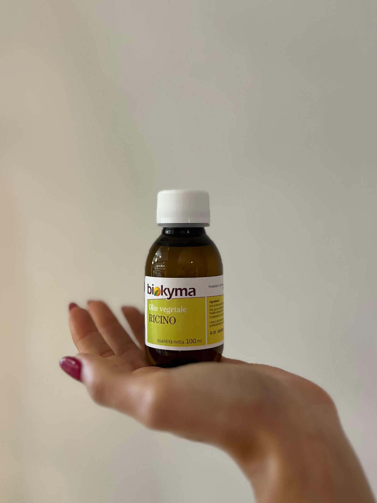 OLIO VEGETALE PURO DI RICINO 100ml