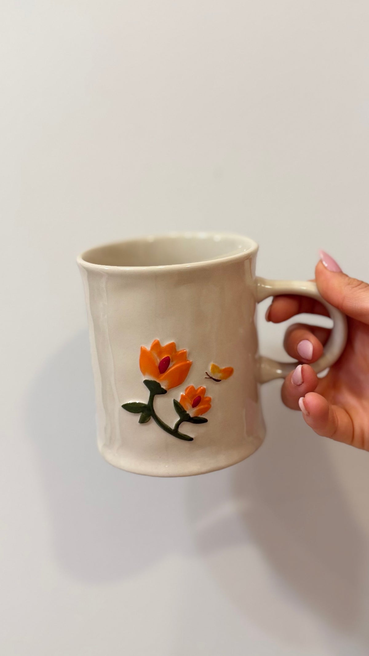 TAZZA IN CERAMICA, Volo di Primavera