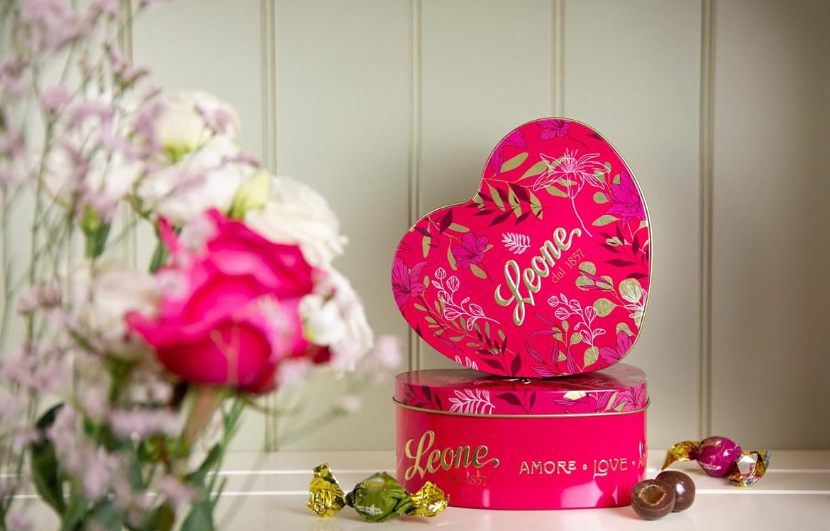 CUORE DI LATTA LEONE CON PRALINE DI CIOCCOLATO