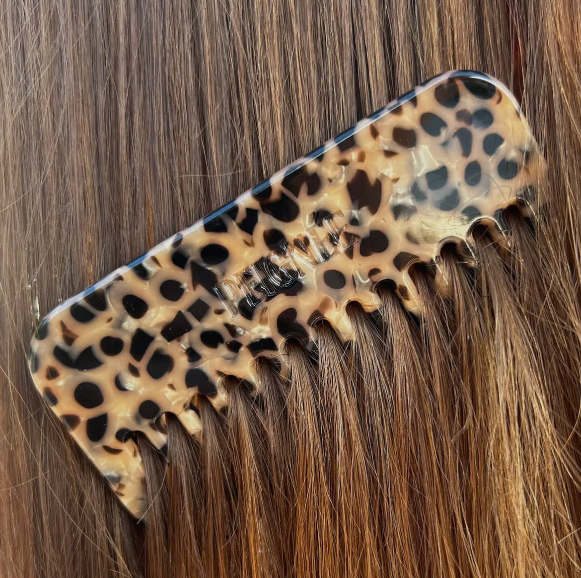 PETTINE DA VIAGGIO FIRMATO PEIGNÉE - LÉOPARD