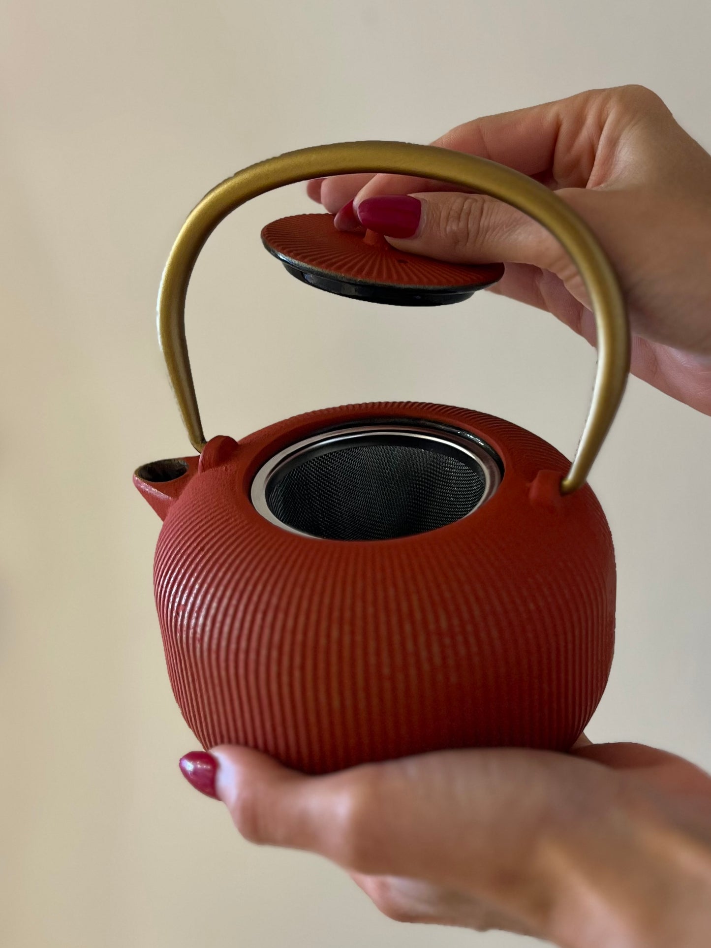 TEIERA IN GHISA KAWAGOE ARANCIO 700 ml