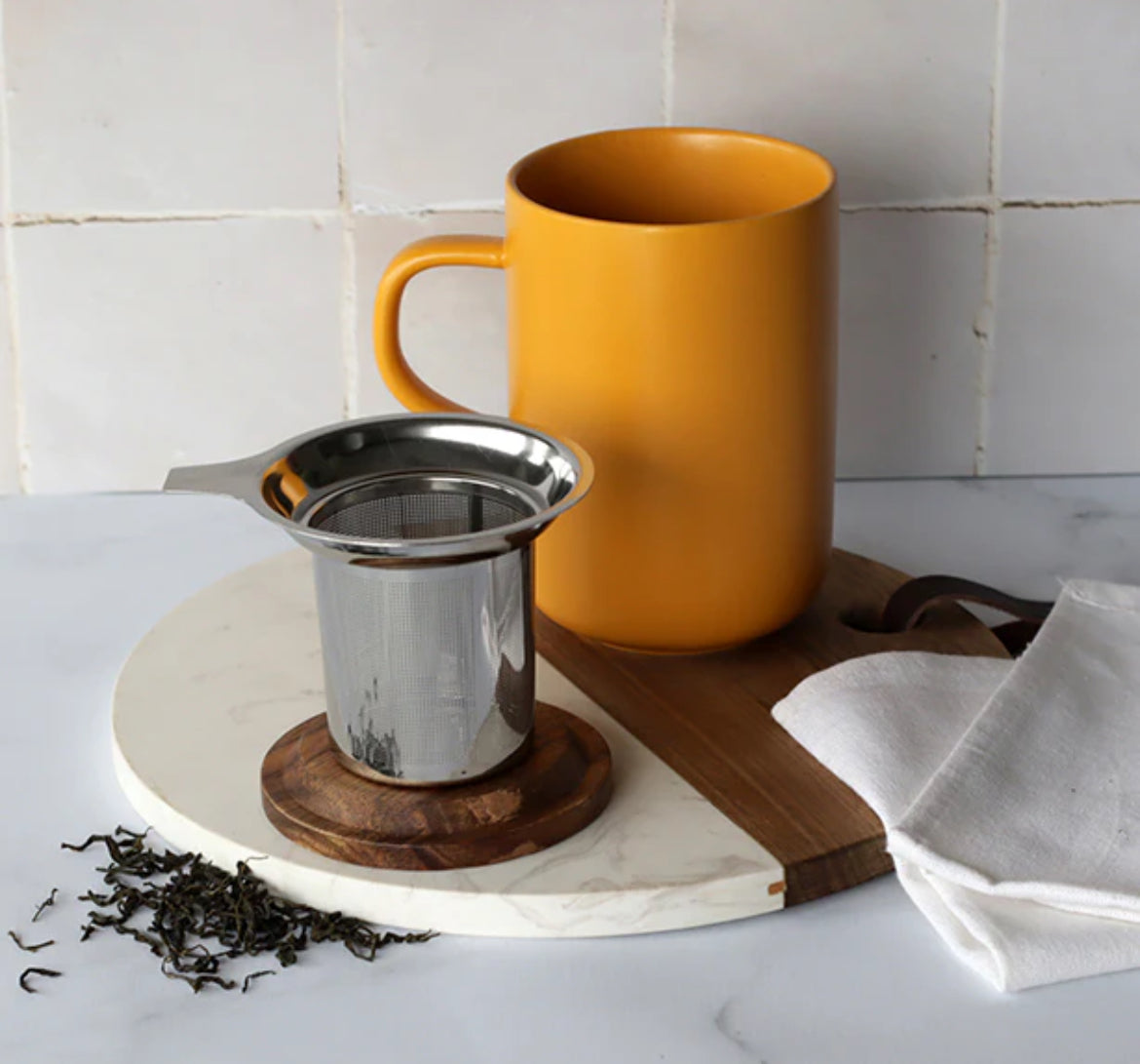 TEIERA GIALLA IN PIETRA ARENARIA 475ML