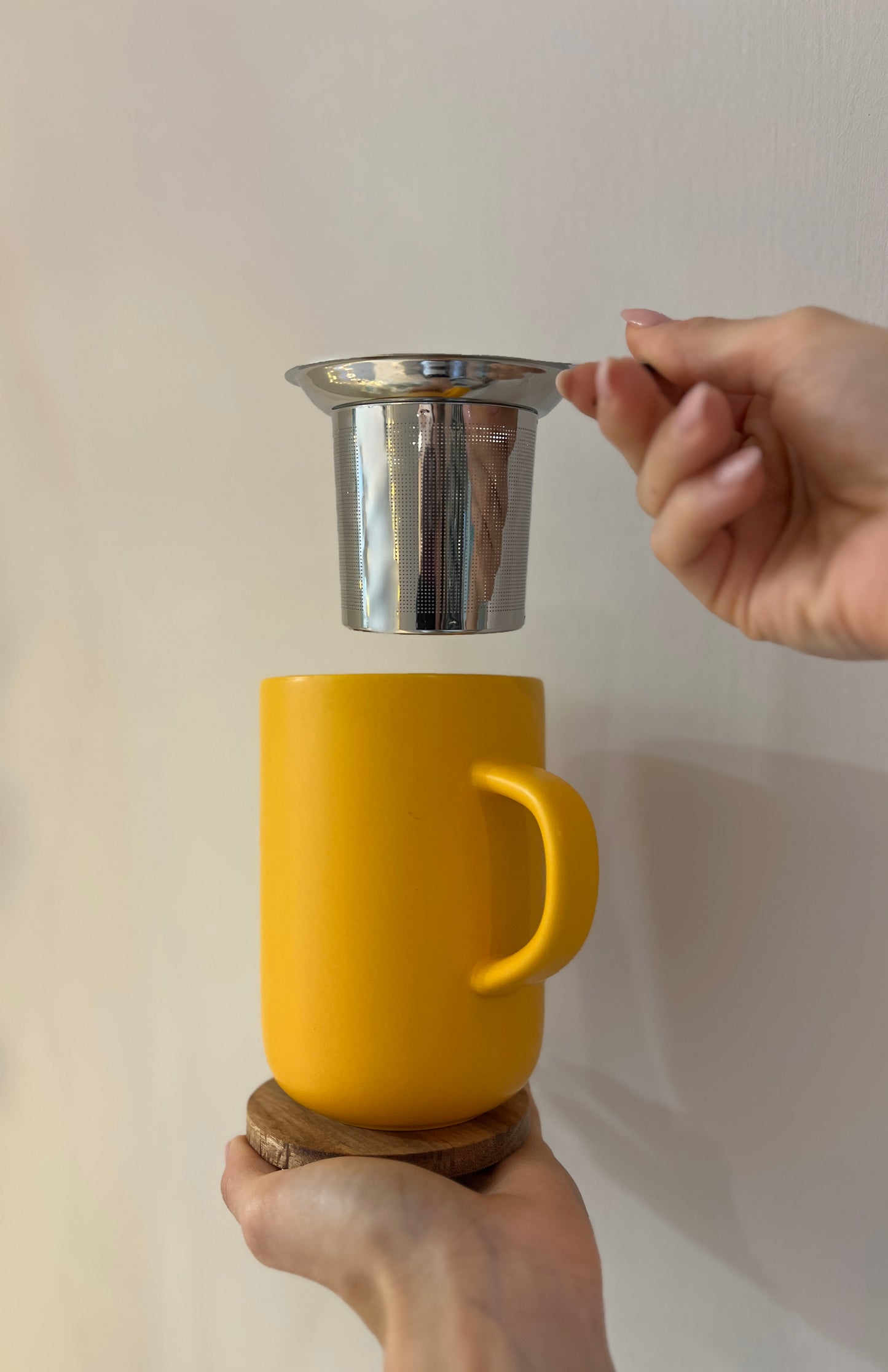 TEIERA GIALLA IN PIETRA ARENARIA 475ML