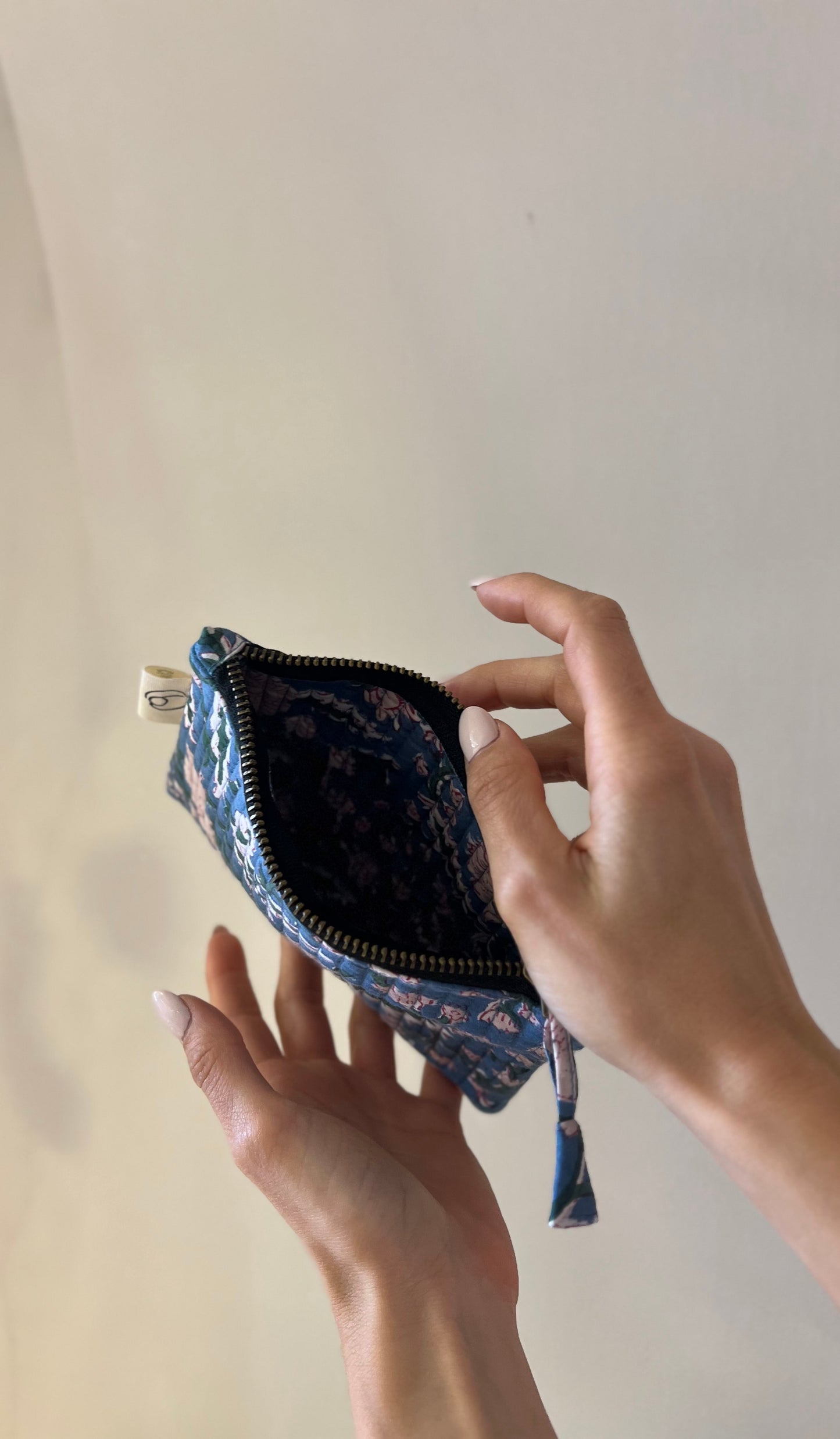 POCHETTE EN COTON “BLUE”