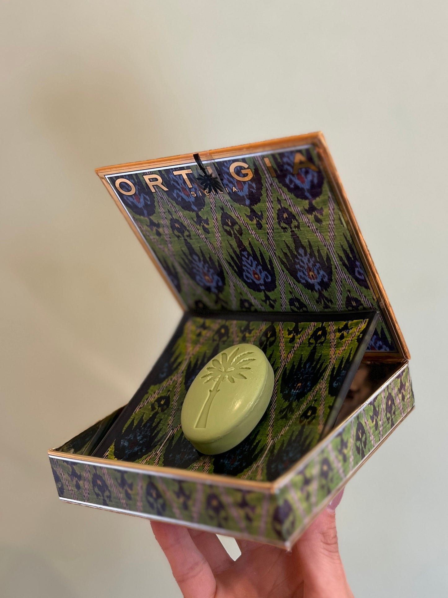 SAPONE BERGAMOTTO CON PIATTINO IN VETRO