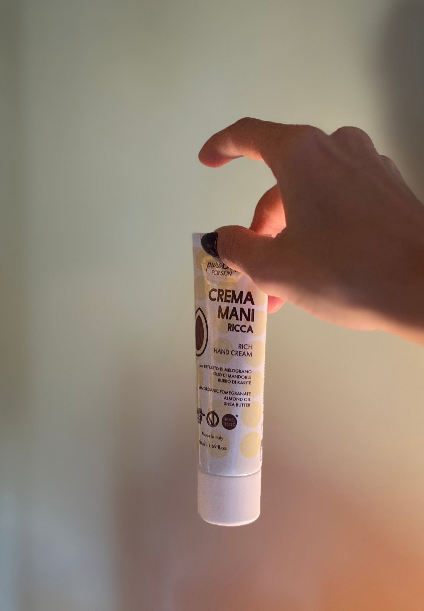 CREMA MANI RICCA MANDORLE, MELOGRANO, KARITÈ