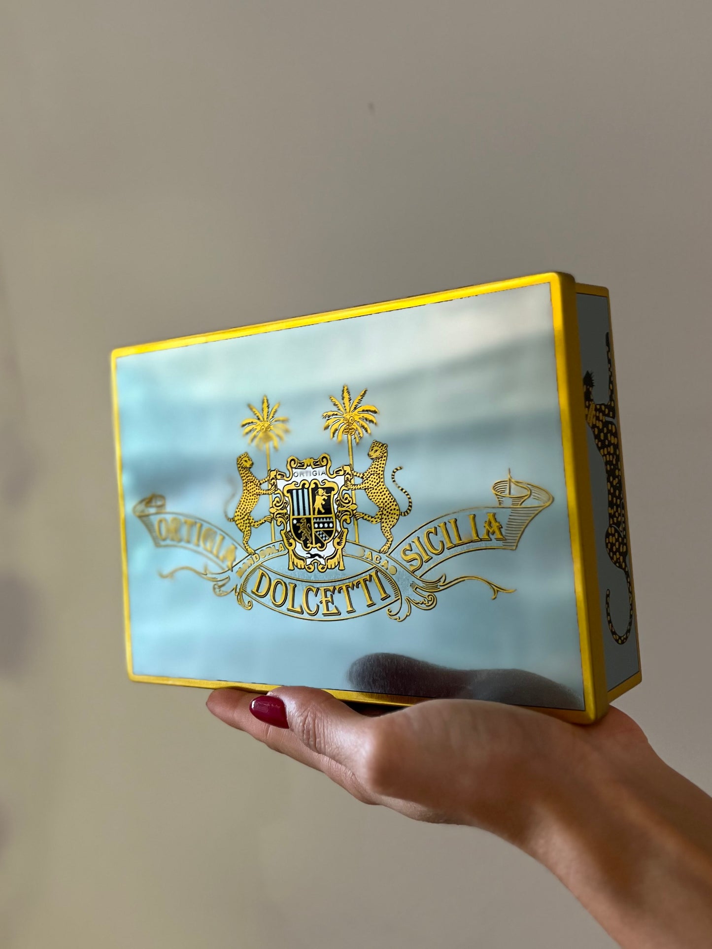 COFANETTO ORTIGIA CON RICCIARELLI SICILIANI - BLUE