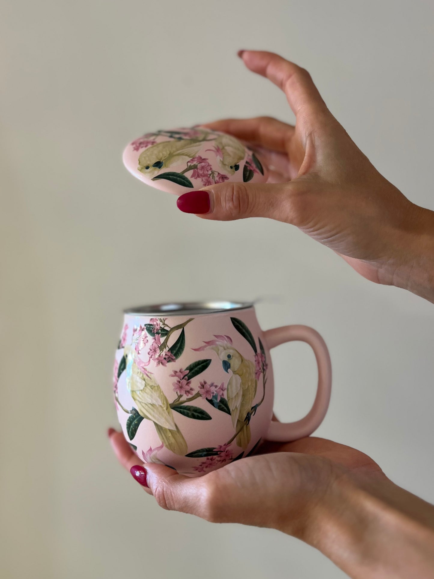 TISANIERA IN PORCELLANA Pappagallo