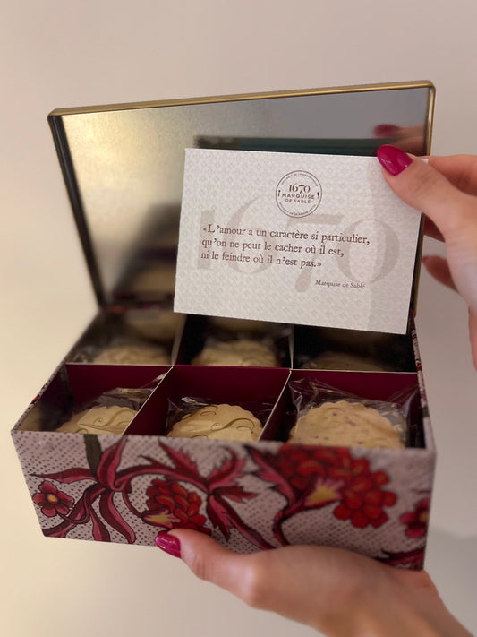 PETIT SABLé "REVERIE FLEURIE" 3 ASSORTIMENTI-SEMPLICI, LAMPONE, CARAMELLO