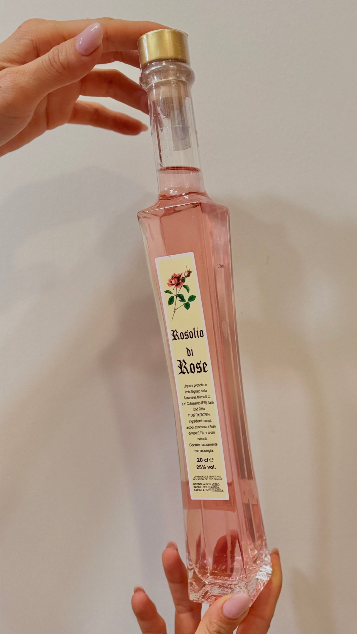 ROSOLIO DI ROSE 20cl