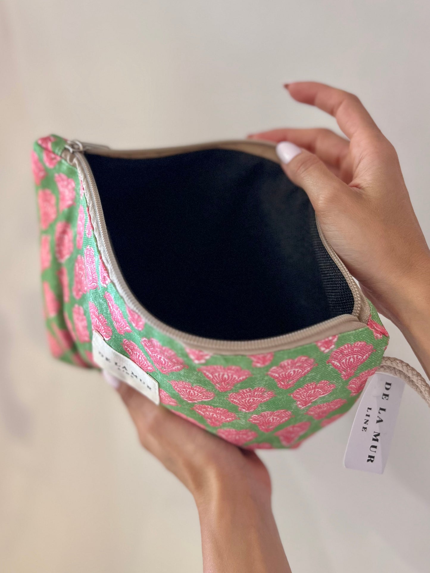 BEAUTY BAG IN COTONE HALF- PANAMA “SITA”