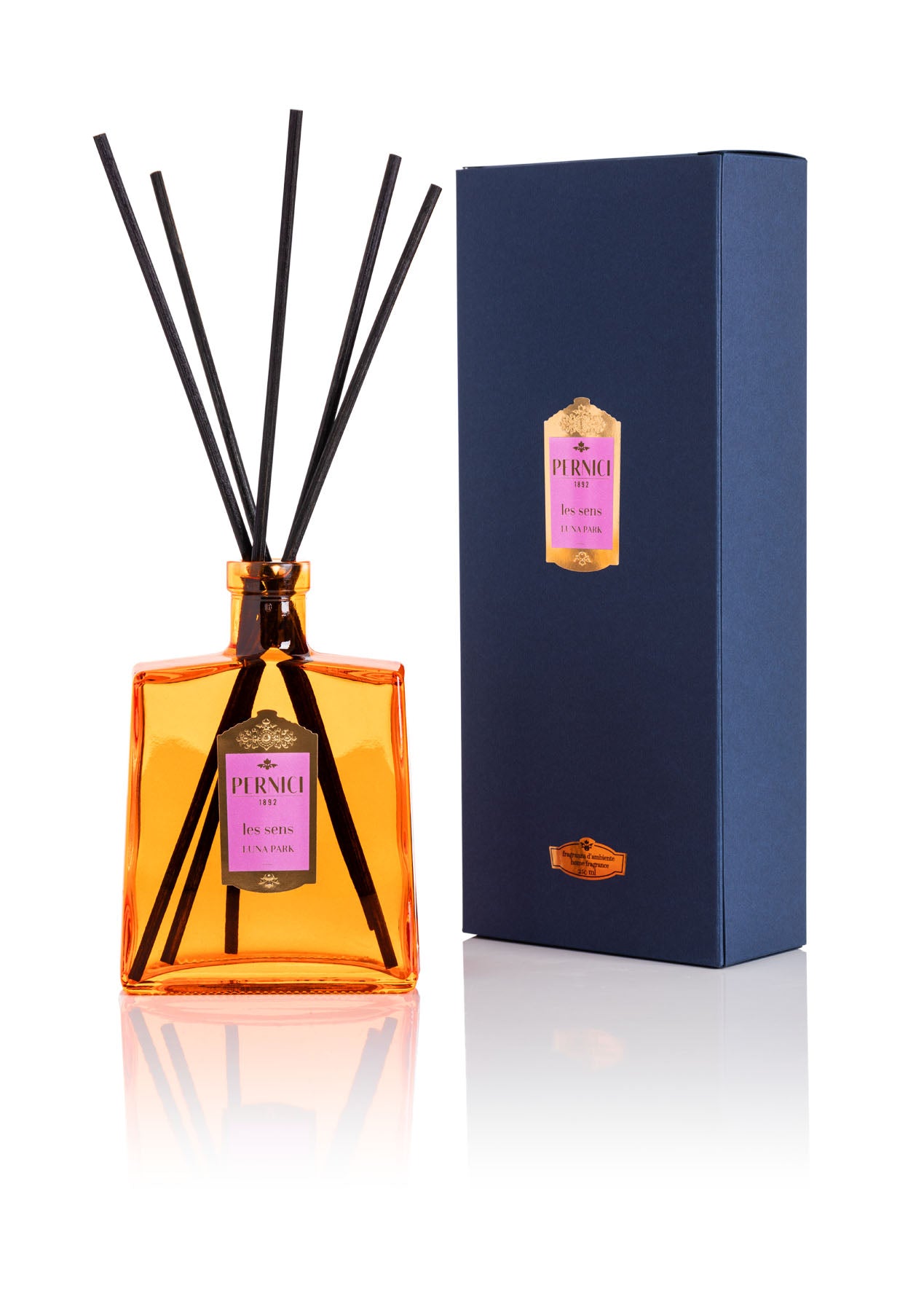 "LUNA PARK" DIFFUSORE A MIDOLLINO 250 ML - Latte caldo, Vaniglia Ionica, Gelsomino, Fiori di mandorla