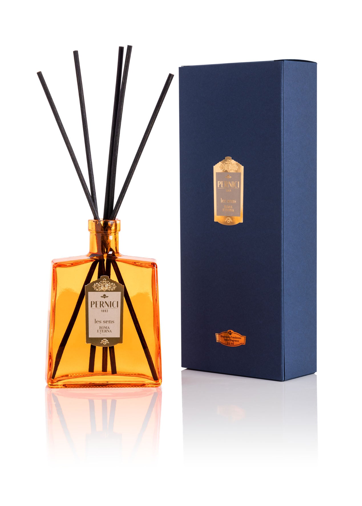 "ROMA ETERNA", DIFFUSORE A MIDOLLINO 250 ML - Ambra, Fiori e Spezie