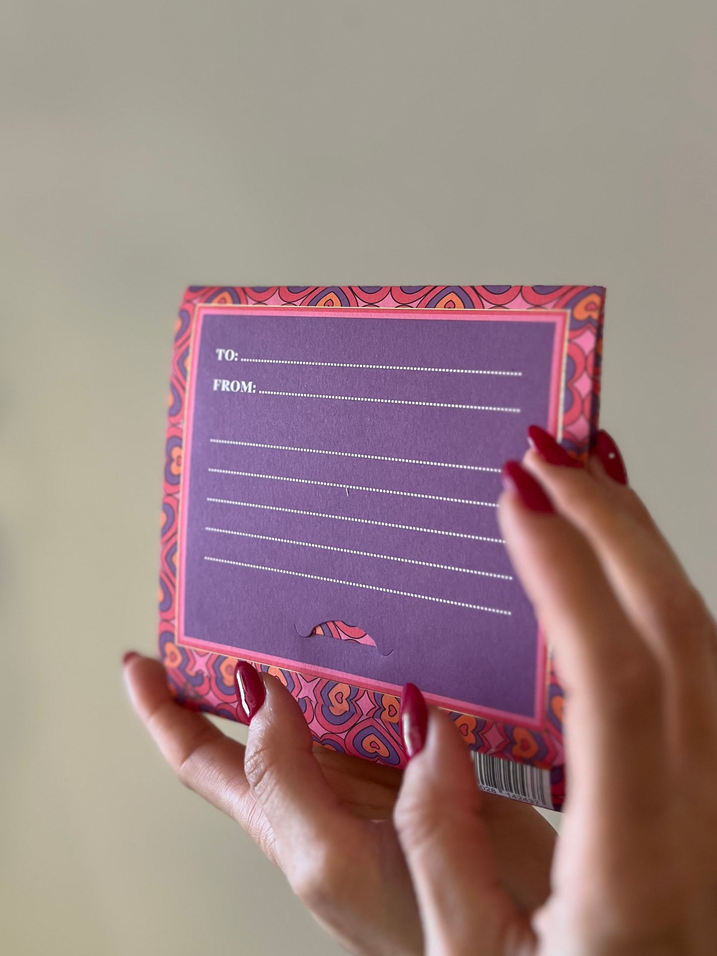 BIGLIETTO REGALO FIRMATO LEONE, "CIAO AMORE" CON CIOCCOLATO AL LATTE E 40% CACAO