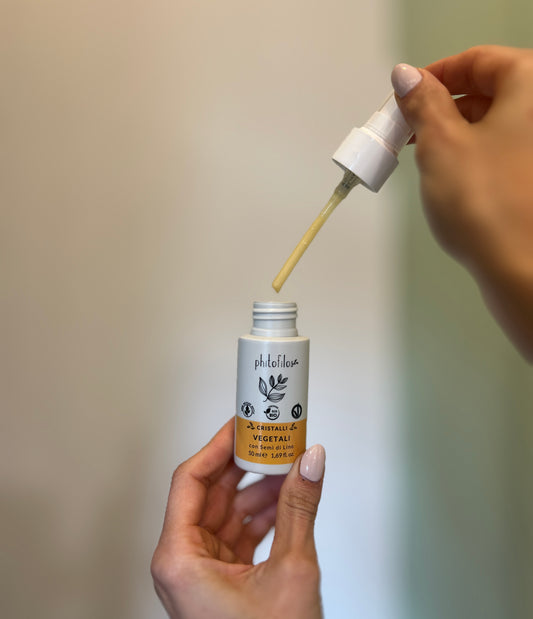 CRISTALLI VEGETALI CON SEMI DI LINO