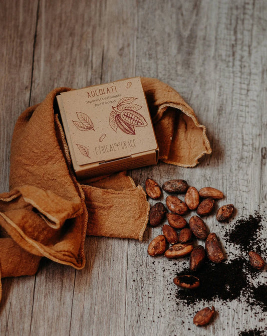 SAPONE ESFOLIANTE AL BURRO DI CACAO "XOCOLATI"