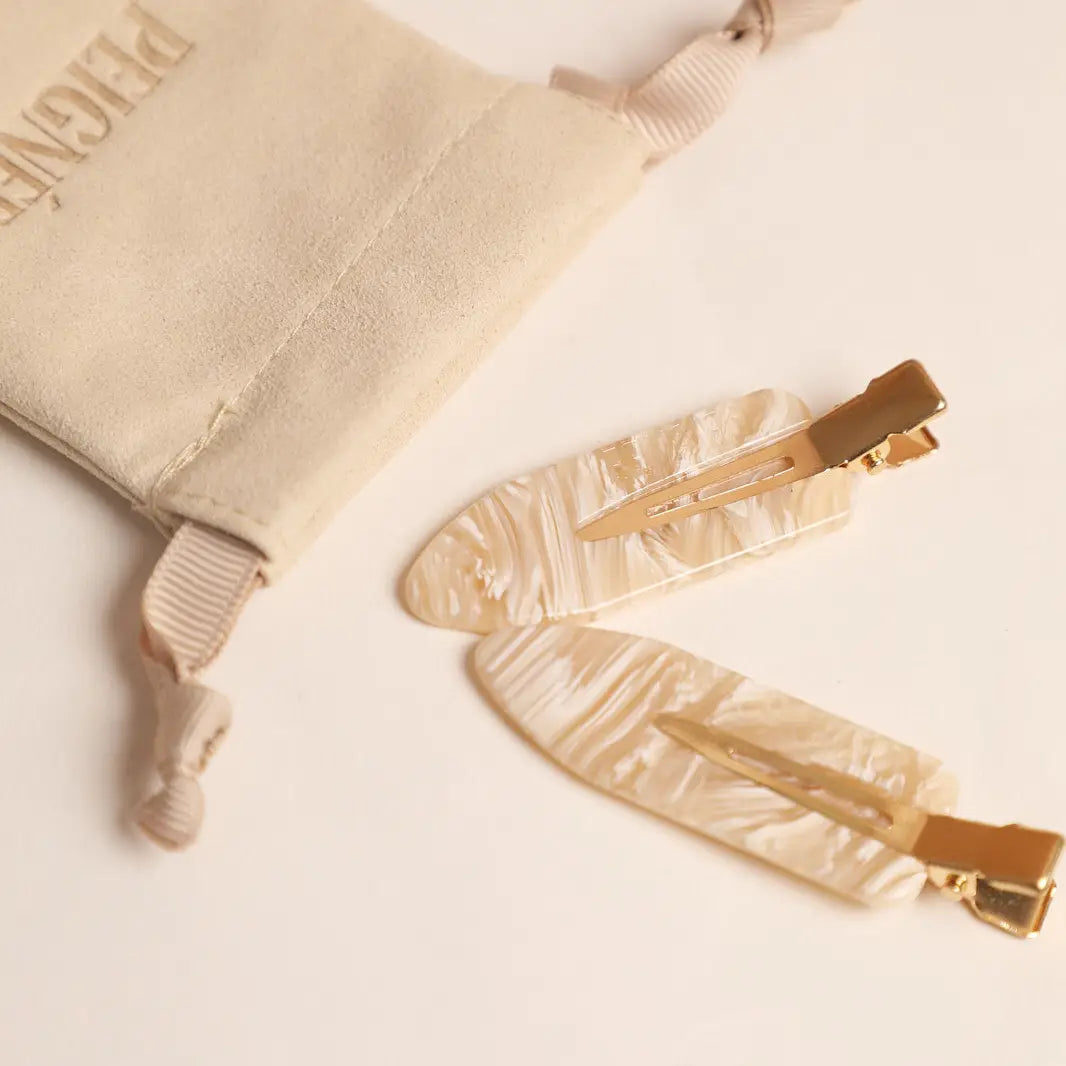 FERMAGLIO PER CAPELLI FIRMATO PEIGNÉE - PIUMA