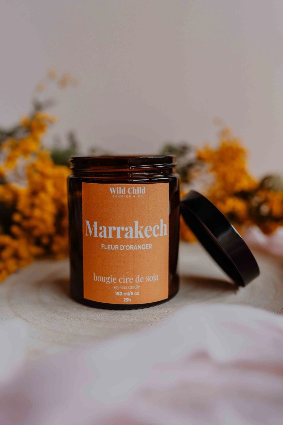 CANDELA IN CERA DI SOIA "MARRAKECH"