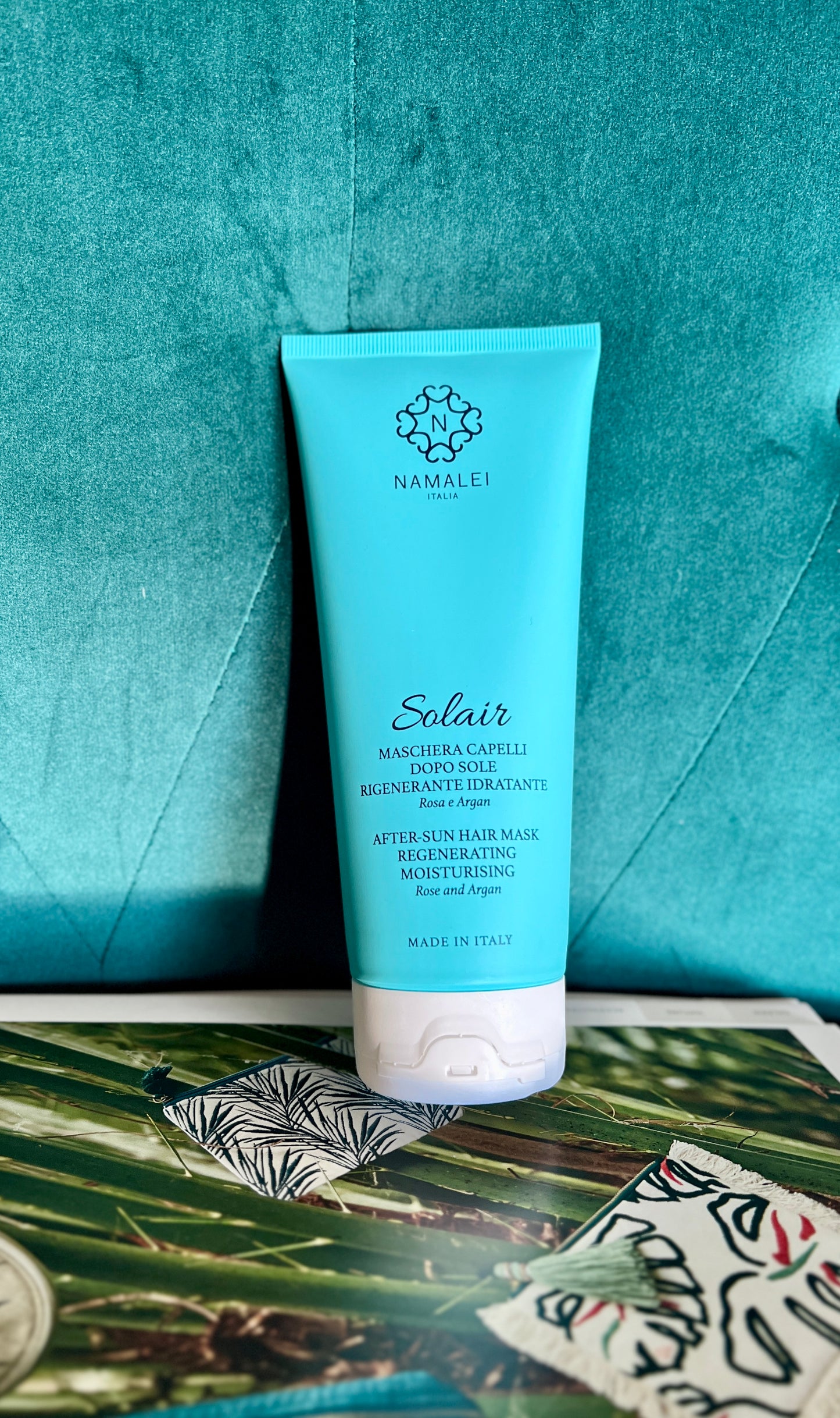 MASCHERA CAPELLI DOPO SOLE RIGENERANTE IDRATANTE ROSA E ARGAN