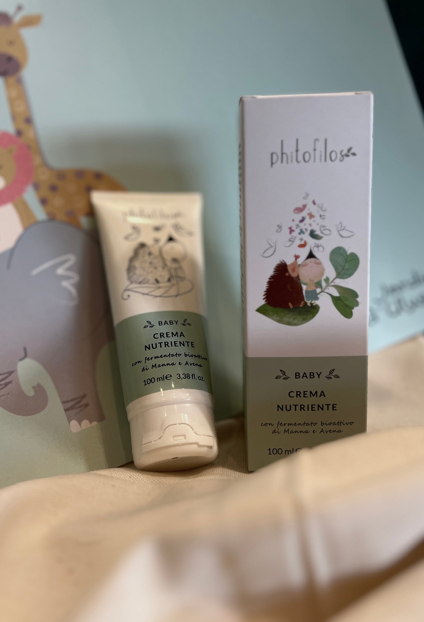 BABY CREMA NUTRIENTE CON FERMENTATO BIOATTIVO DI MANNA E AVENA