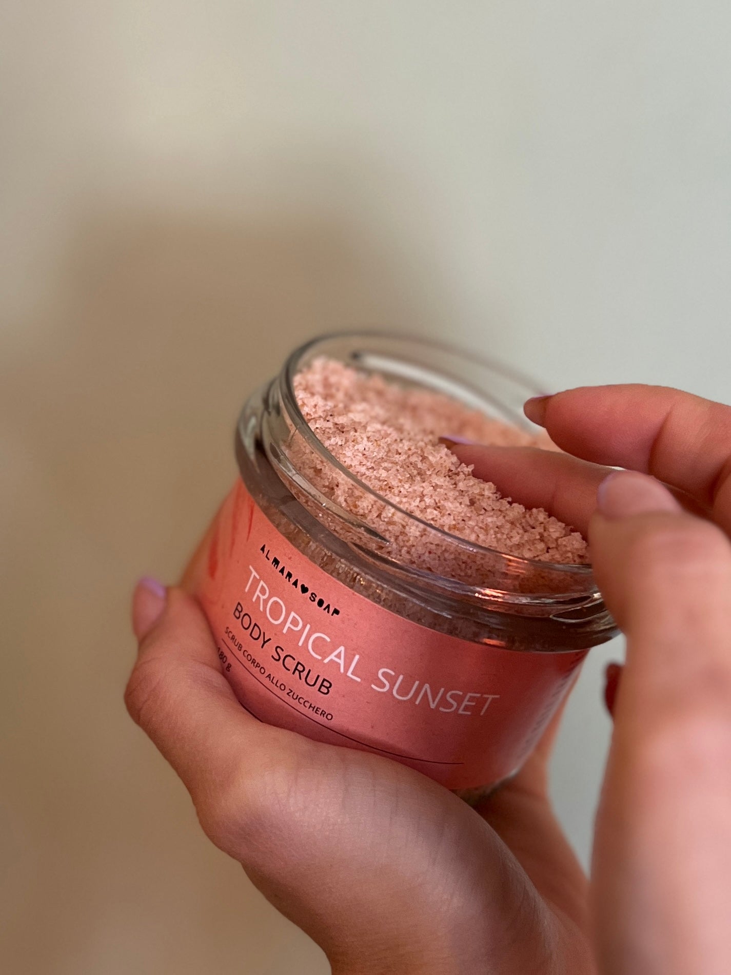 SCRUB CORPO TROPICAL SUNSET