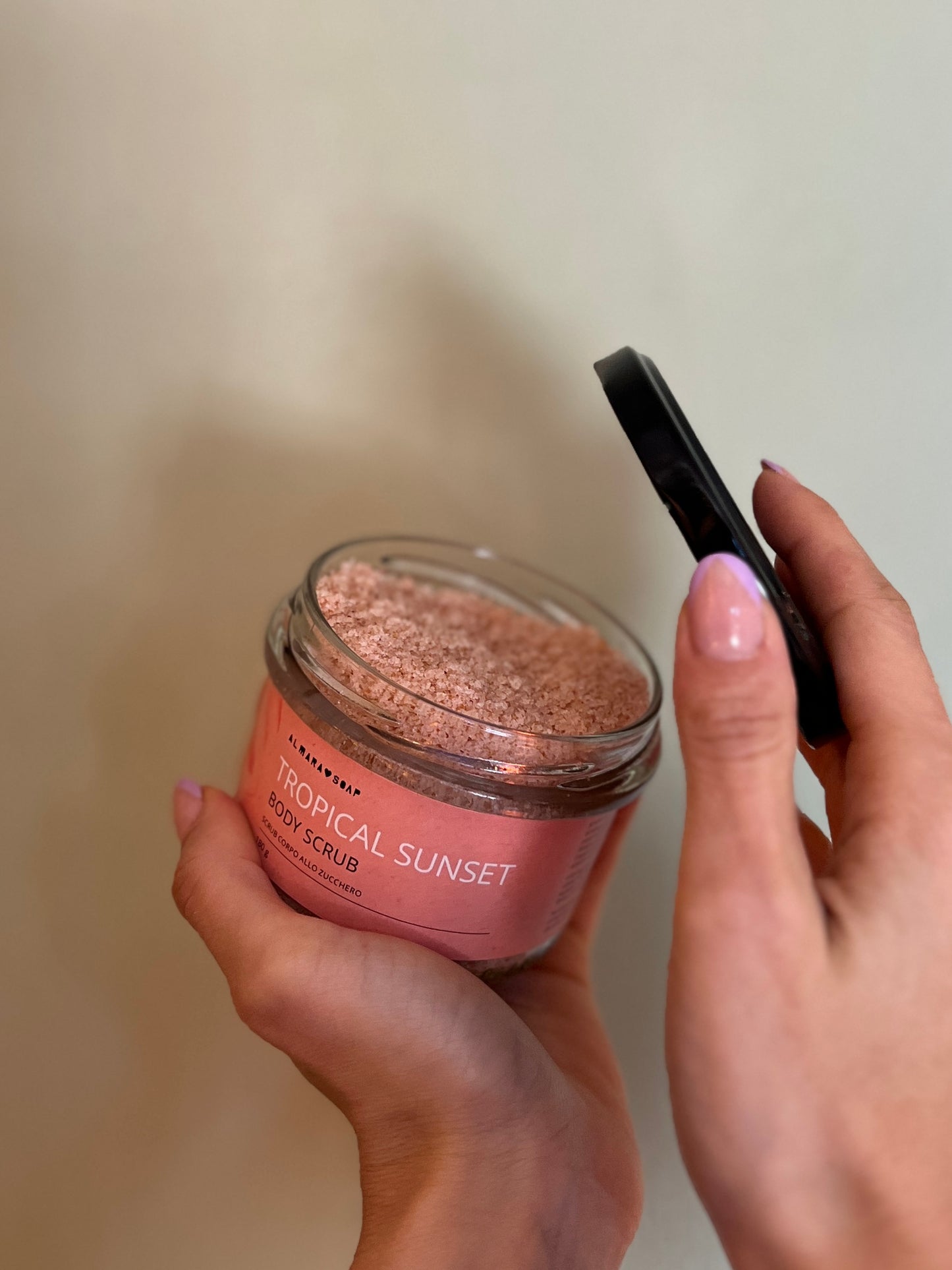 SCRUB CORPO TROPICAL SUNSET