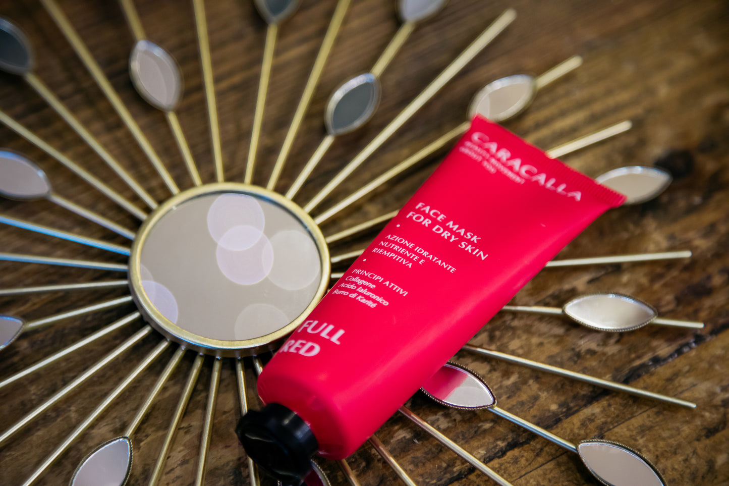 MASCHERA VISO RIMPOLPANTE - FULL RED